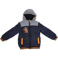Naruto Winterjacke Naruto Manga Winterjacke für Jungen – Dunkelblau, Größen 116-140 cm mit Kapuze gefüttert