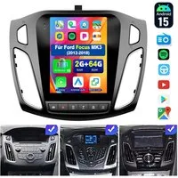ESSGOO 9.7'' Android 15 CarPlay Autoradio Radio für Ford Focus MK3 2012-2018 Autoradio (RDS, 4+64GB(optional), Digitalradio (DAB), FM, AM, BT4.1, SWC, Carplay Android Auto Bluetooth EQ USB GPS Navi WIFI Touchscreen)