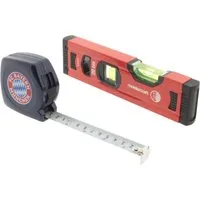 Wasserwaage FC Bayern München + MEISTER Craft Messwerkzeugset Wasserwaage und
