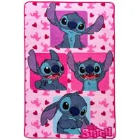 Lilo & Stitch Kinderteppich Teppich Ideal für Spielzeit und Dekoration im Kinderzimmer 120 x 80 cm