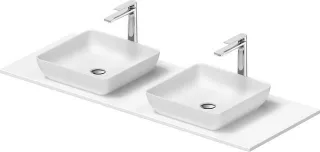 Duravit Sivida SET, Aufsatzbecken 2 r.400 weiss seidenmatt 2680213200