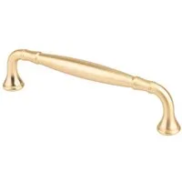 livingpoint24 Möbelgriff Möbelgriff BA 128mm Küchengriff Artesi Schrankgriff Gold seidenmatt (13)
