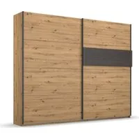 rauch Schwebetürenschrank Kleiderschrank Schrank Garderobe Schlafzimmerschrank APOLLON inkl. praktischem Hängeelement mit 6 Kleiderhaken MADE IN GERMANY