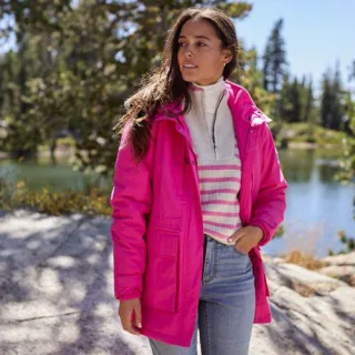 Pullover DRIFTER mit Reißverschluss für Damen, Damen, size: regular, Lila, Baumwolle, by Lands' End