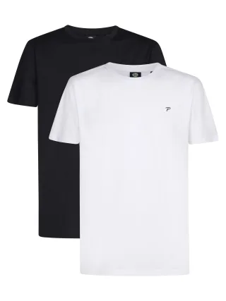 Petrol Industries - 2er-Pack Basic-T-Shirt Rundhals Shift Herren -