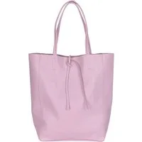MIRROSI Shopper aus Echtleder / Wildleder, Made in Italy, Henkeltasche Tasche (Einkaufstasche in vielen trendigen Farben), Tragetasche (38x38x16cm) mit Stauraum A4 Ordner