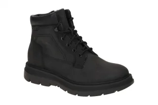 S. Oliver Herren Stiefelette 5-16217-43 Schwarz - all black, Echtleder + Synt...