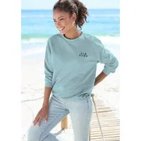 Elbsand Sweatshirt Carisa mit verstellbarem Gummizug am Saum, lockere Passform, casual-sportlich