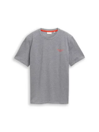 Tom Tailor - Piqué T-Shirt in Melange-Optik sky captain blue - Gr. - XXL