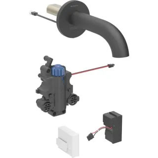 Geberit Piave Waschtisch-Armatur, Wandmontage, Netzbetrieb 116267141
