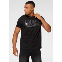 Bruno Banani T-Shirt kurzärmelig, schmal geschnitten, bedruckt, aus Baumwolle