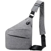 Blusmart Umhängetasche Wasserdichte Unisex-Outdoor-Umhängetasche (Multi-Taschen-Design, Diebstahlsicheres Design), Modisch und praktisch