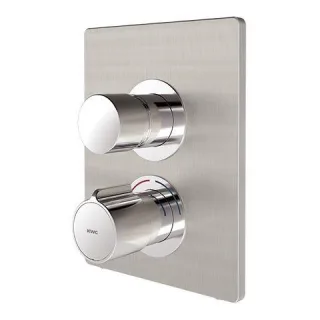 KWC Aquarotter Duscharmatur, F5, hydr., Thermostat, UP, Fertigbauset, o. Hygieneoption, 2030067158 2030067158
