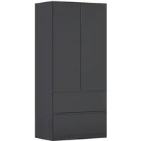 rauch Drehtürenschrank Kleiderschrank Schrank Garderobe COSTA in den Breiten 91/136/181 cm (in 3 Ausstattungen BASIC/CLASSIC/PREMIUM) viel Platz, grifflose Front und Push-to-Open Funktion MADE IN GERMANY
