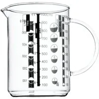 WMF Messbecher Gourmet, Glas, (1-St), Kleinstmengen genau ablesbar