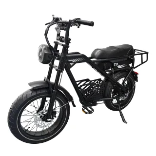 [EU DIRECT] T3 Electric Bike 48V 18Ah 250W Motor 25km/h Max Speed 20 Inch Fat Tires 60-70km Max Range 150kg Max Load Shi