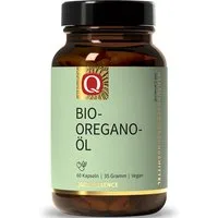 Quintessence Bio Oregano Öl – 80 % Carvacrol - hochdosierter Oregano-Extrakt - 60 Kapseln, 35 g, Hochwertige Premiumqualität - vegan - hochdosierter - BIO