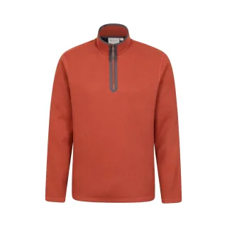 Mountain Warehouse Herren Beta Kontrast Zip Top (Rust)