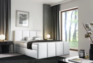 Boxspringbett Schlafzimmerbett SVERRE 140x200cm in div. Farbvarianten