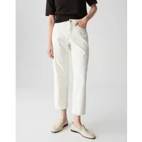 OPUS PANTS Cordhose MELLY RELAX aus Feincord Barrel Fit, Ankle, Abnäher im Knie