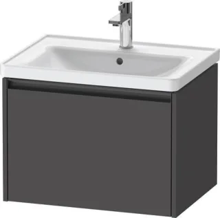 Duravit Ketho.2 Waschtischunterbau wandhängend Graphit Matt 634x455x440 mm - K25082049490000 K25082049490000