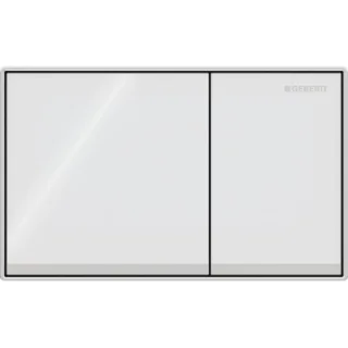 Geberit Betätigungsplatte Omega60, für 2-Mengen-Spülung, 115081SI1 115081SI1
