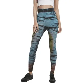 Urban Classics Ladies - Batik Tie Dye High Waist Leggings