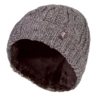 Damen Kabel-Umdrehung Warm Thermal Beanie Mütze
