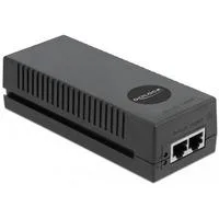 10 Gigabit PoE+ Injektor 802.3at 30 W, PoE-Injektor schwarz