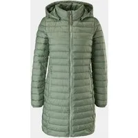 s.Oliver Steppmantel (1-tlg) lange Steppjacke mit abnehmbarer Kapuze