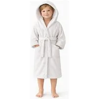 Toker Collection® Kinderbademantel Kinder Bademantel mit Kapuze – 100% Baumwolle, Kapuze, Gürtel, Hautsympatisch