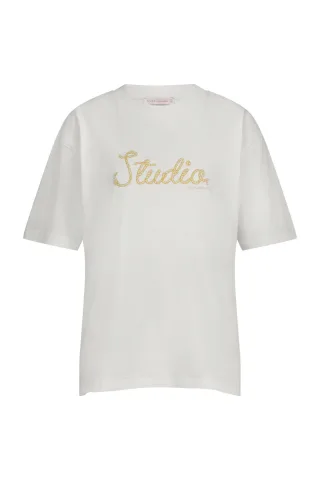 Studio Anneloes - Klaske rope tshirt off white - Gr. - S