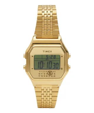 Timex T80 Mm6 Maison Margiela Gold Unisex Armbanduhr TWG067500