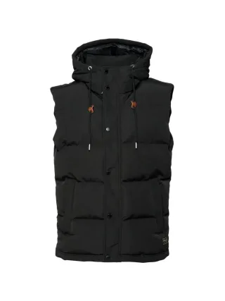 Superdry Herren Kapuzenloser Everest-Daunenjacke