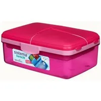 sistema Aufbewahrungsbox Sistema 1,5L Quaddie Lunchbox - Pink