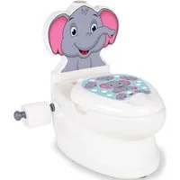 Jamara Toilettentrainer Meine kleine Toilette, Elefant, mit Spülsound und Toilettenpapierhalter