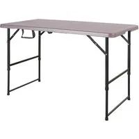 Floordirekt Klapptisch Saga, Ideal für Garten und Camping, 120 x 60 cm