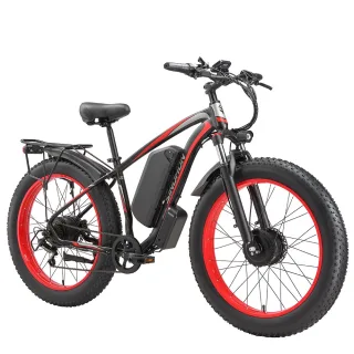 [EU DIRECT] SINOHON X26 Fat Tire Electric Bike 48V 22AH 1000W*2 Dual Motor Recommended Top Speed 25KM/H 26x4.0 Inch Tire
