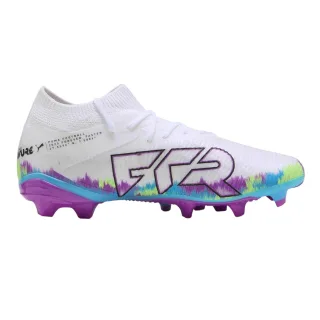 Puma Damen Future 8 Match Snug Fit Kunstrasen-Fußballschuhe (Weiß/Grün/Schwarz)