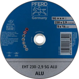 PFERD TOOLS Trennscheibe EHT gerade Leistungslinie SG ALU für Alu - 61328323