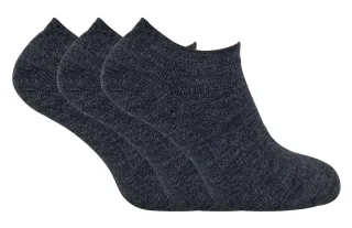 3 Paar Herren dicke gepolsterte Low Cut Knöchel Thermal Trainer Socken