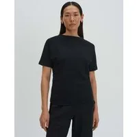someday Kurzarmshirt Kavora Schmale Passform, figurbetont mit Raffung in der Seitennaht