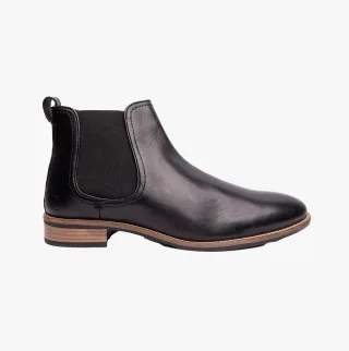 Hush Puppies DIEGO Herren elegante Stiefel Schwarz
