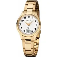 Regent Funkuhr 30674599, Quarzuhr, Armbanduhr, Damenuhr