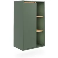 Vicco Midischrank Viola, Grün/Artisan, 50 x 86 cm mit offenen Regalen (1-St)