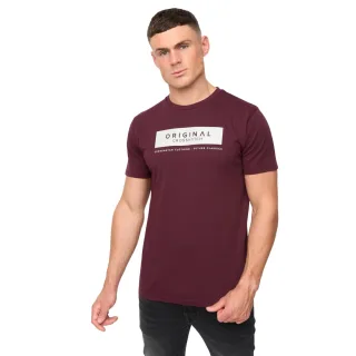 Crosshatch - "Jamstate" T-Shirt für Herren (Rum Rosinen)