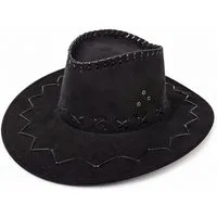 Funny Fashion Cowboy-Kostüm Kinder Cowboyhut im Wildlederlook mit Ziernähten