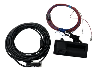 Rückfahrkamera inklusive 8m Kabelbaum 5N0827566J 5N0827566A für Navi Radio RNS 510 / RNS 315 / RCD 510