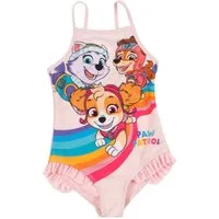 United Labels® Badeanzug Paw Patrol Badeanzug mit Rüschen Schwimmanzug Einteiler