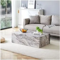 i@home Couchtisch (1 Tisch), rechteckiger Tisch, 90×50×30 cm, keine Montage erforderlich